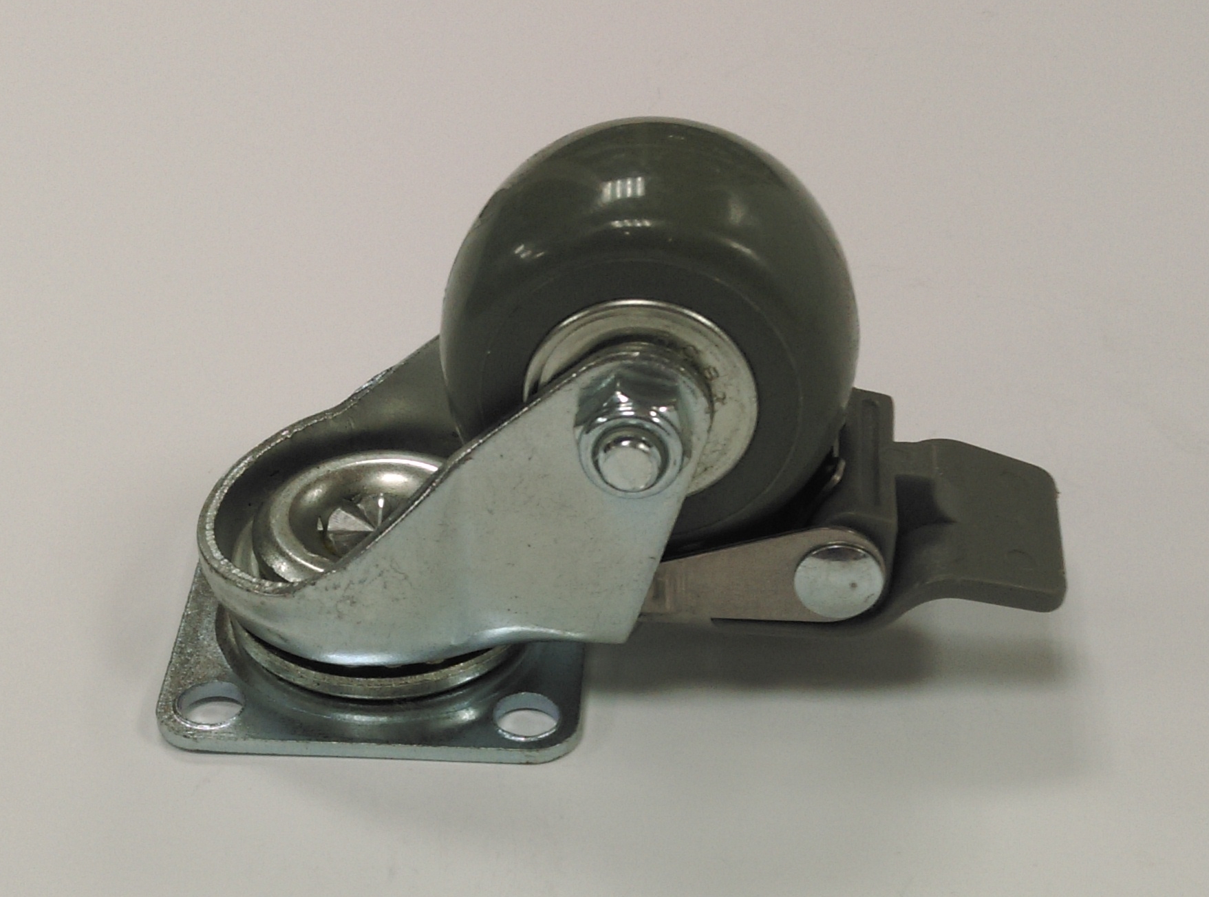 05-1.12PU-四角剎車輪-灰大