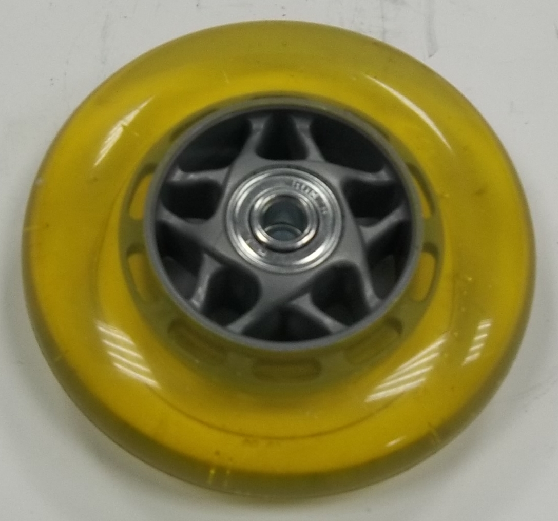 02-4滑板車輪(灰半透明)