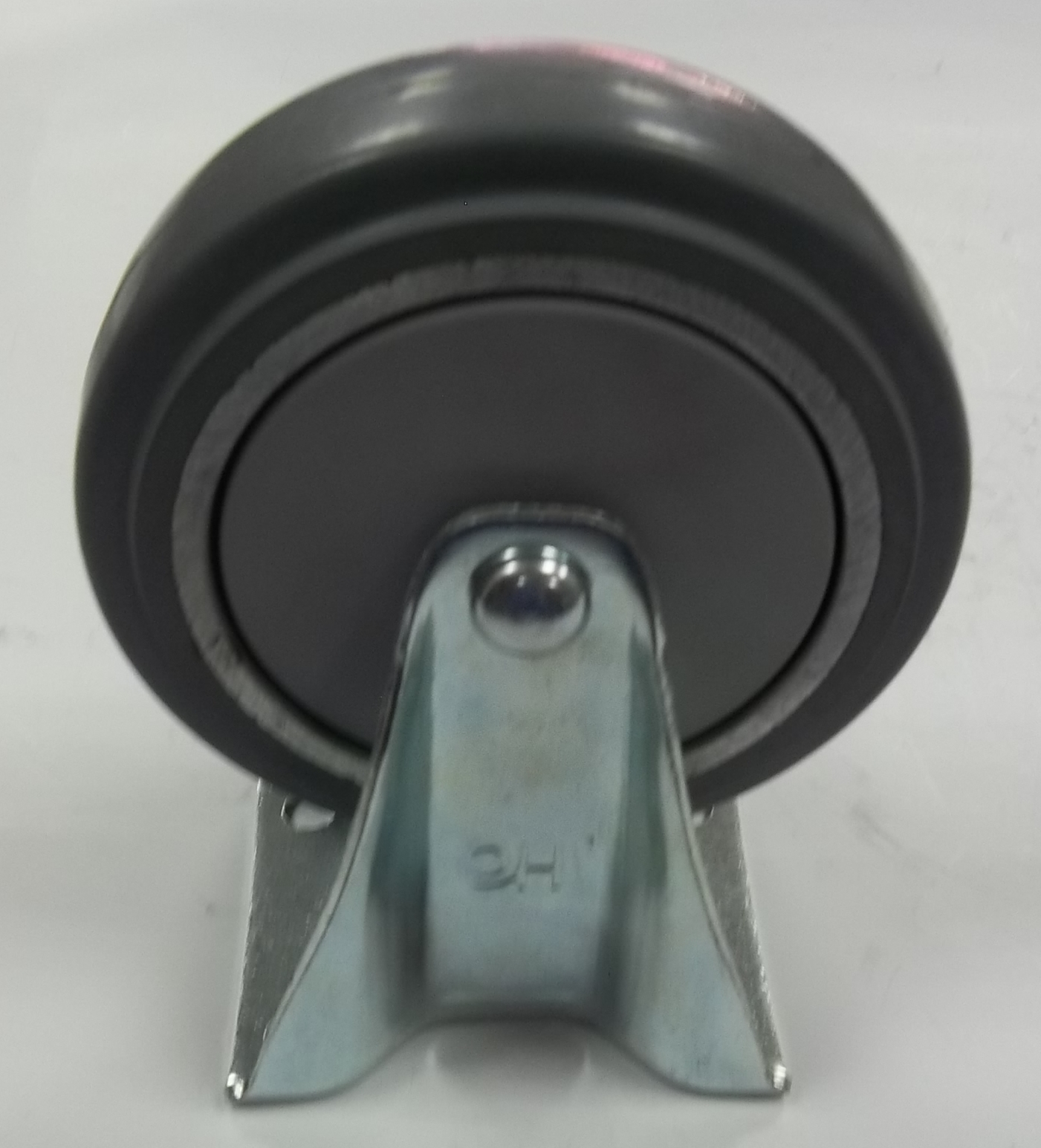 08-5x1.14-橡膠(鋁)固定輪-灰色