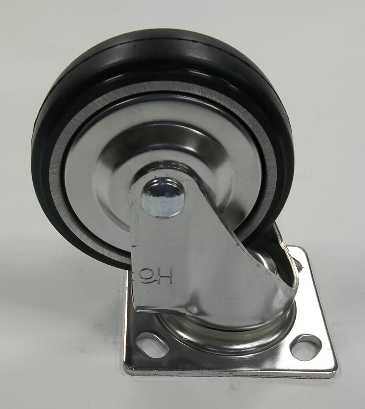 08-5x1.12-橡膠-活動輪-黑色