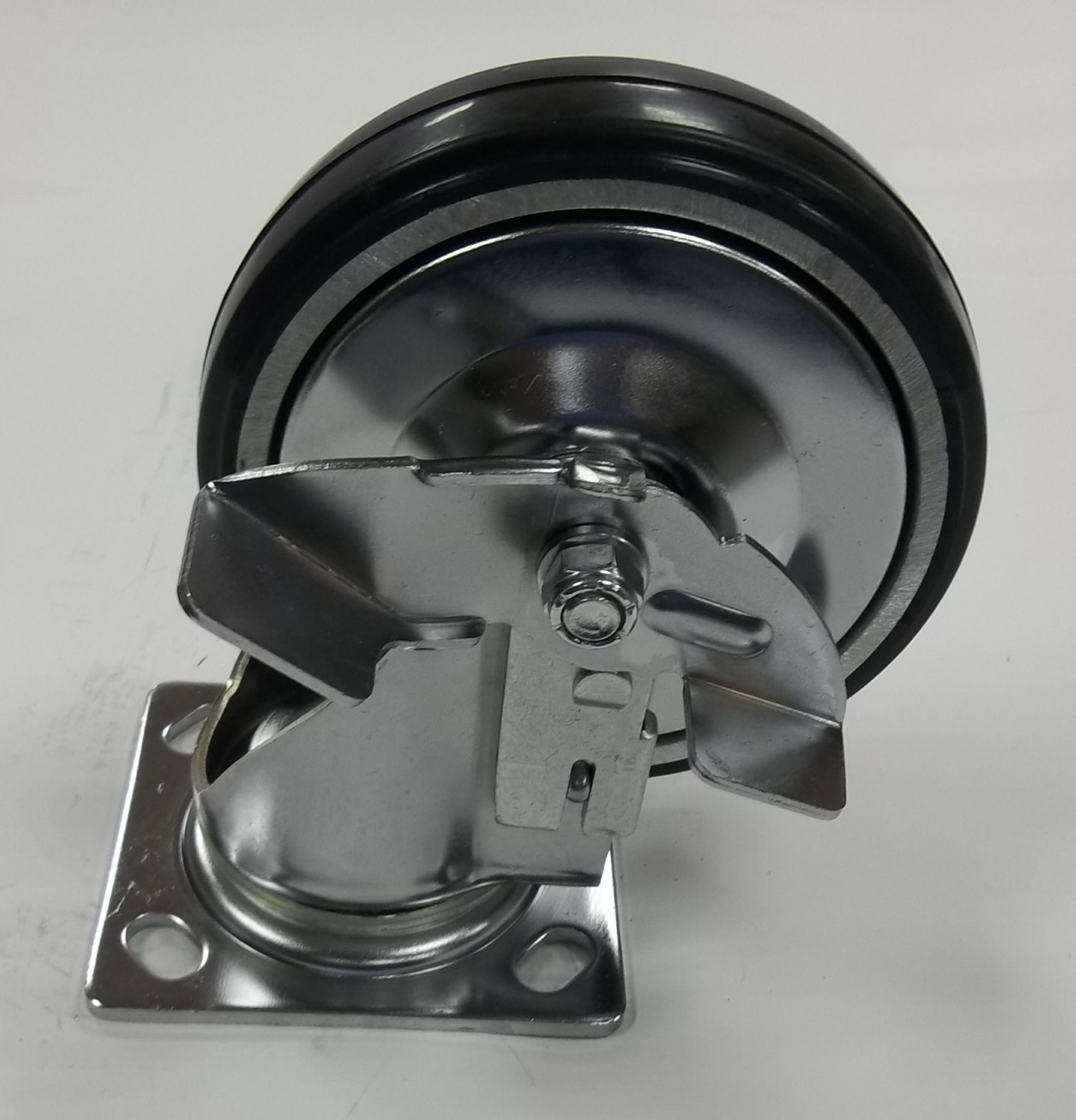 08-6x1.12-橡膠-側剎車輪-黑色