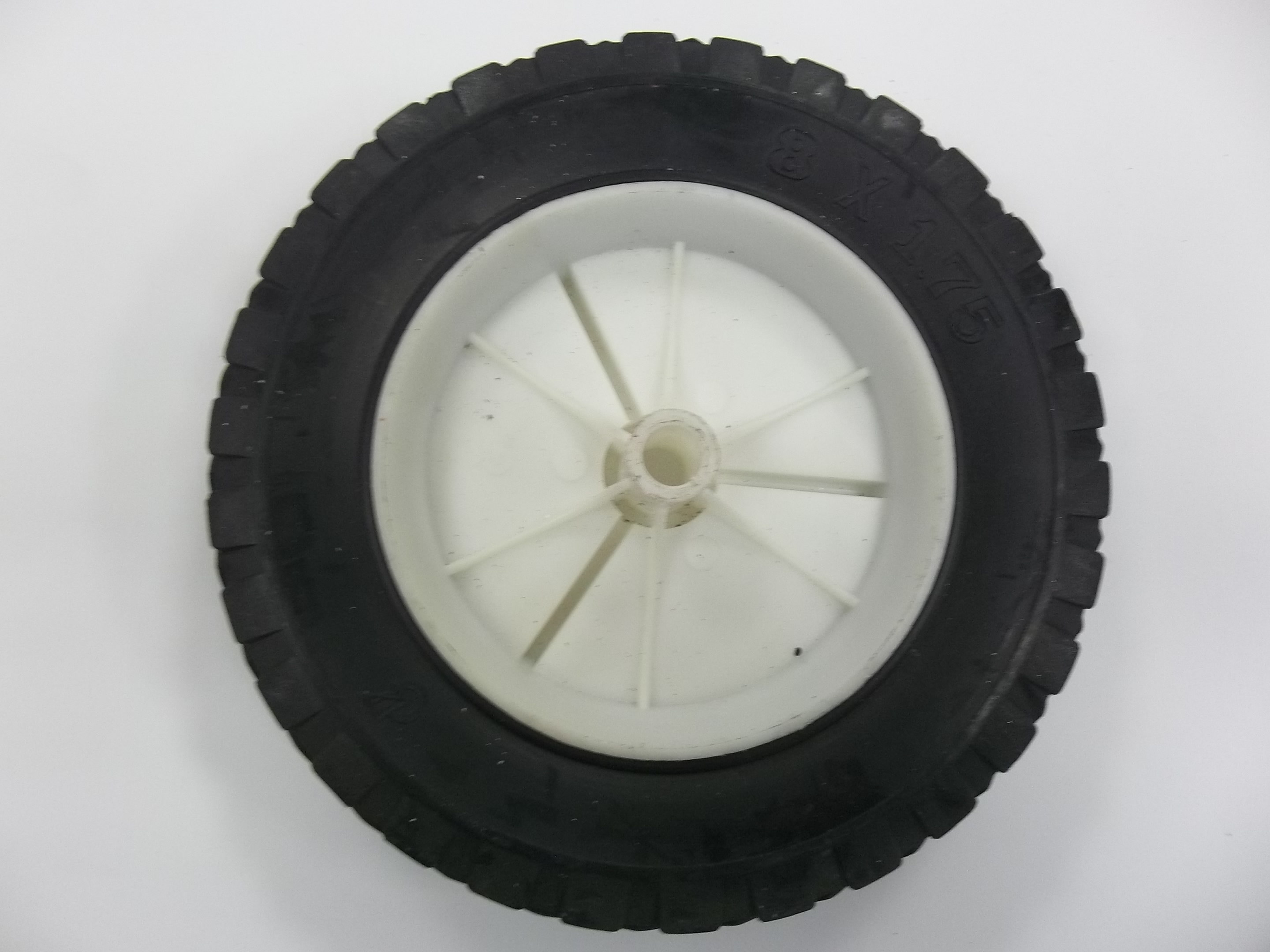 07-8塑殼輪(偏心)-81.75鑽紋塑殼實心胎輪-12孔(偏心)-G7