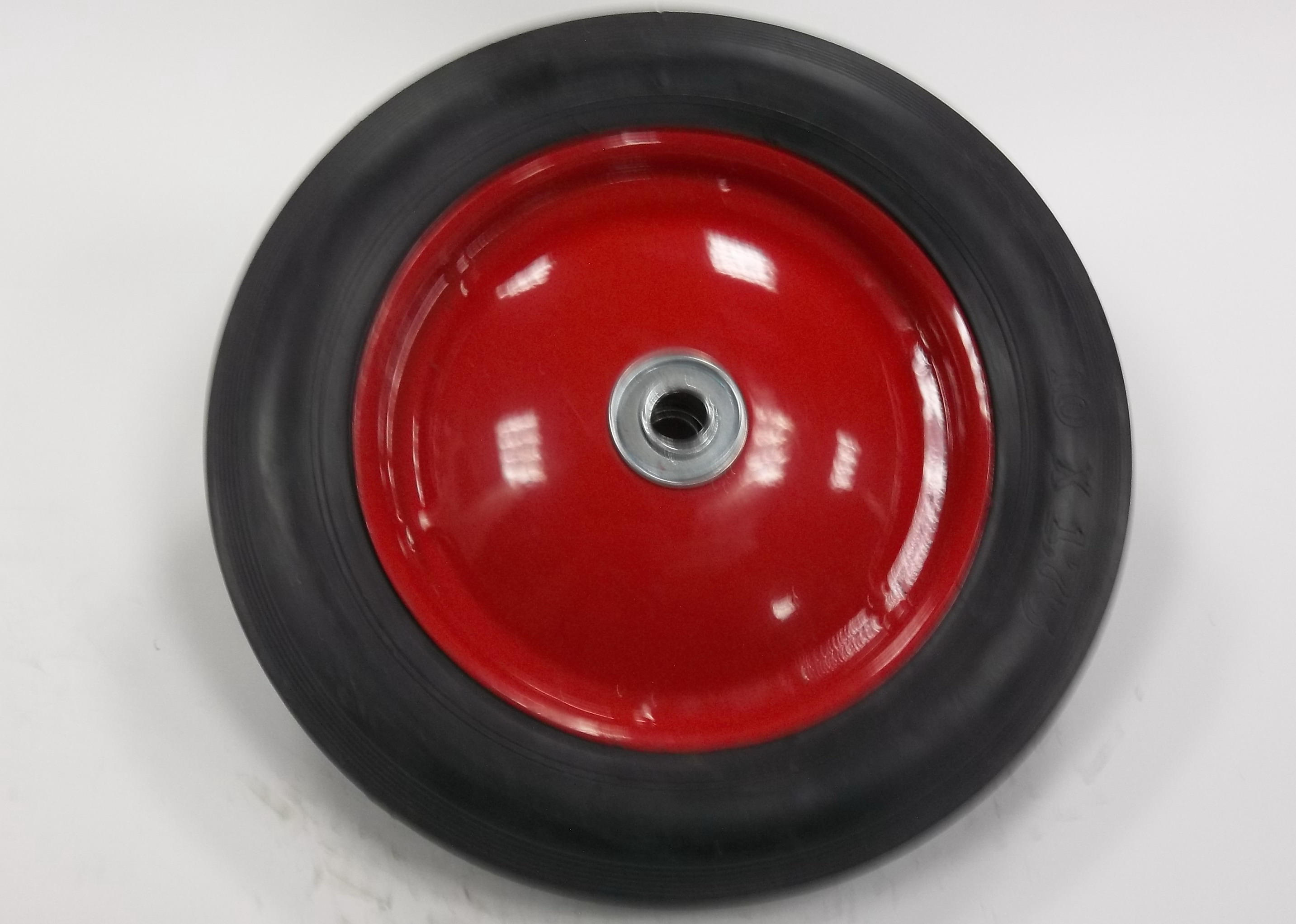 07-10x1.75x1-2培林紅鐵殼直紋橡膠輪