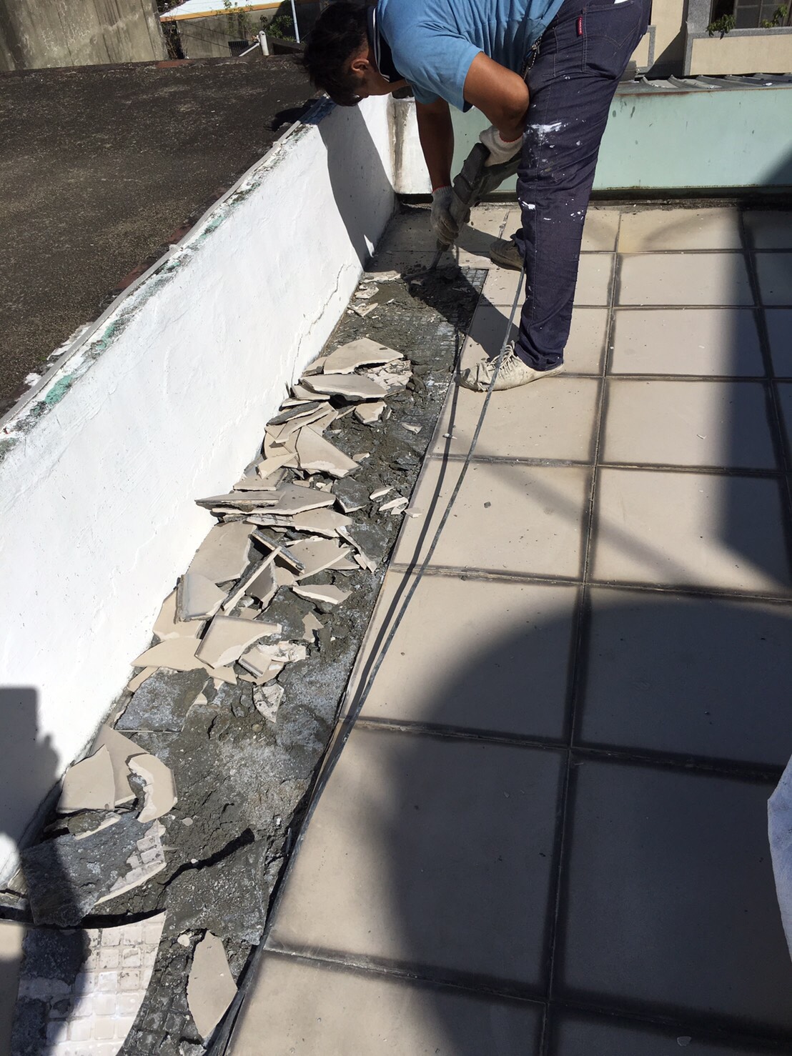 二次施工交接處漏水