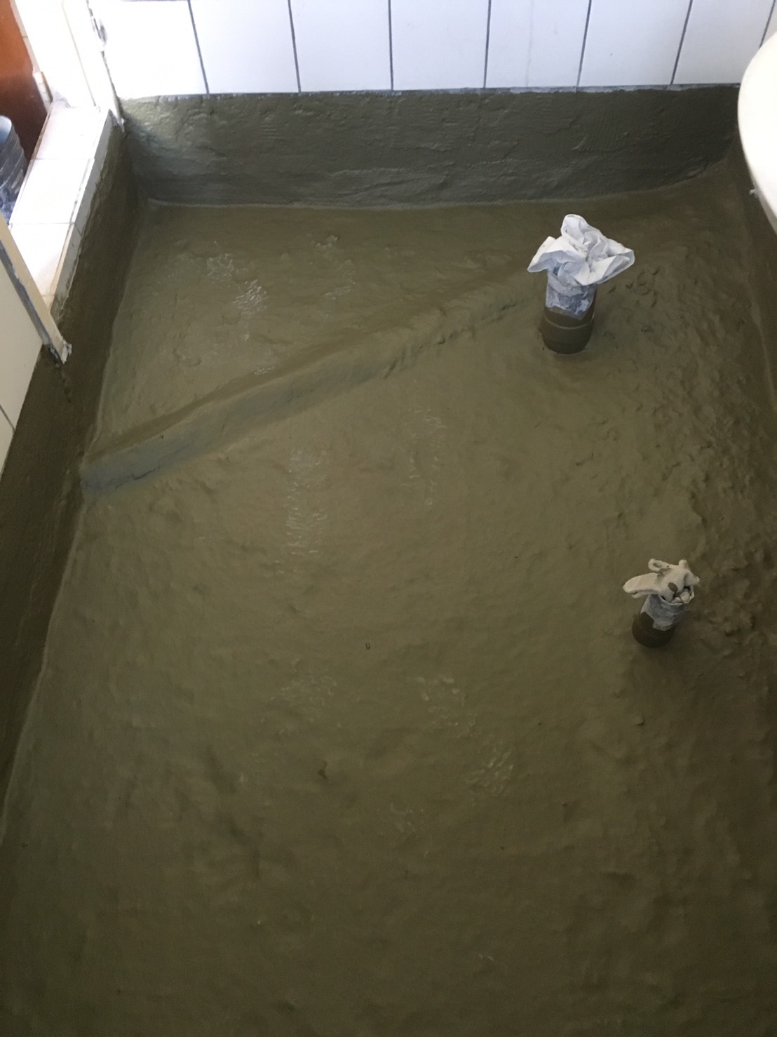 浴室漏水防水層施做