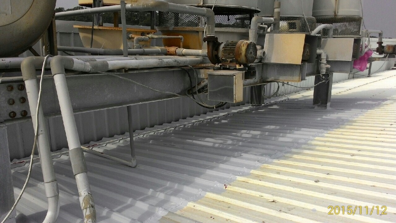 鐵皮烤漆浪板防水隔熱處理