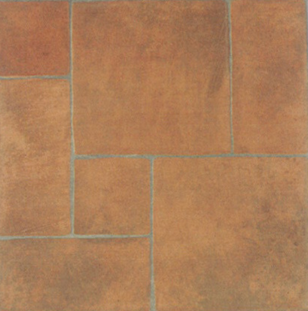 夏爾拼花磚-磚紅