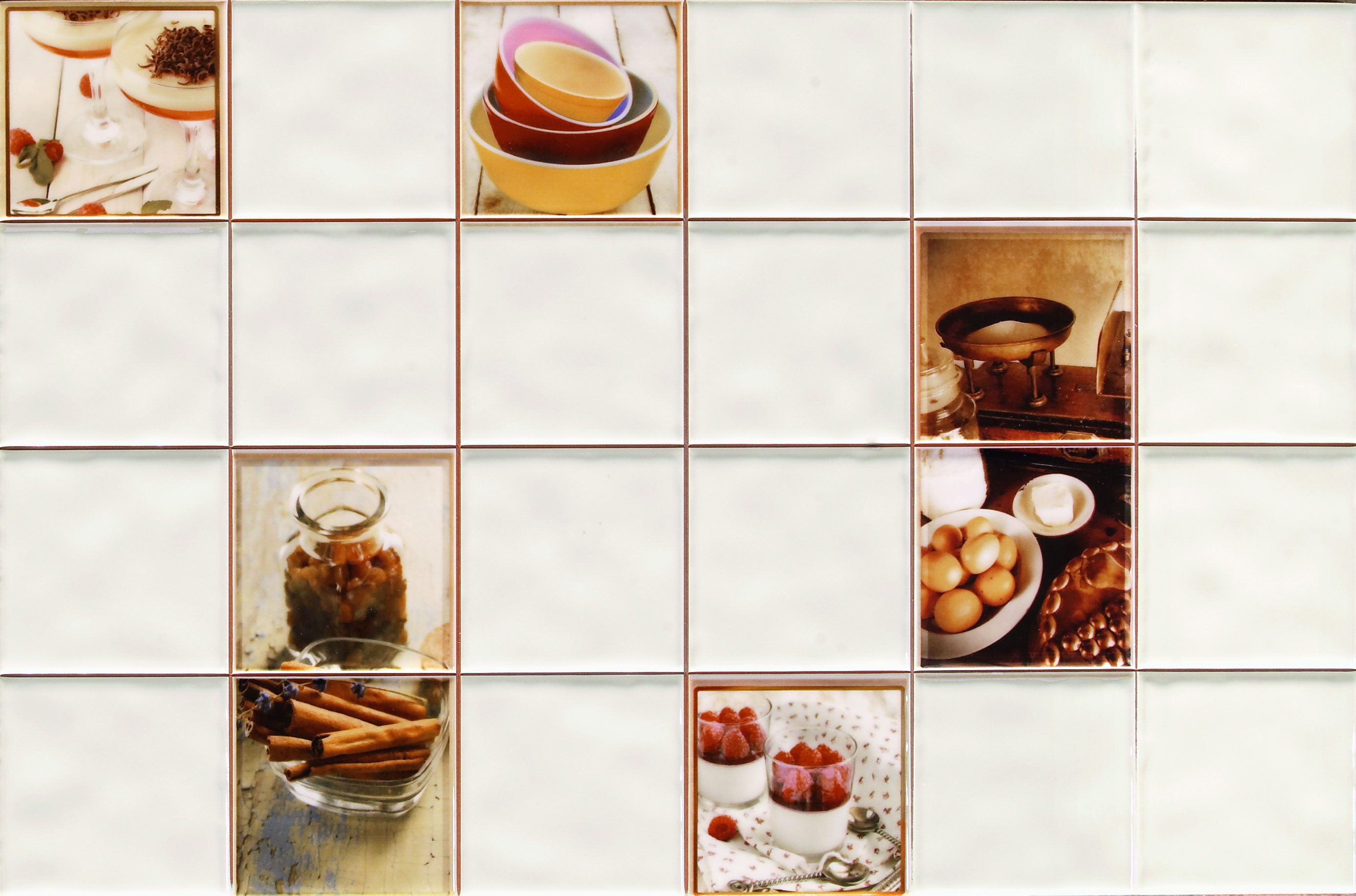 愛蜜莉異想-白花磚馬賽克