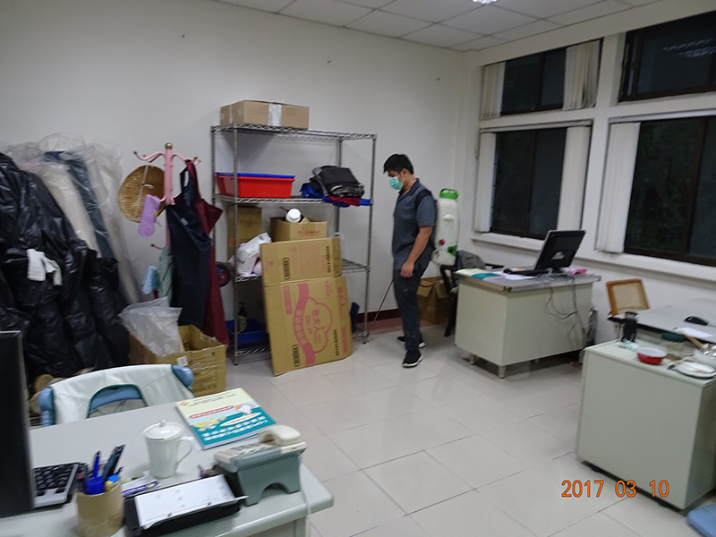 辦公室定期消毒