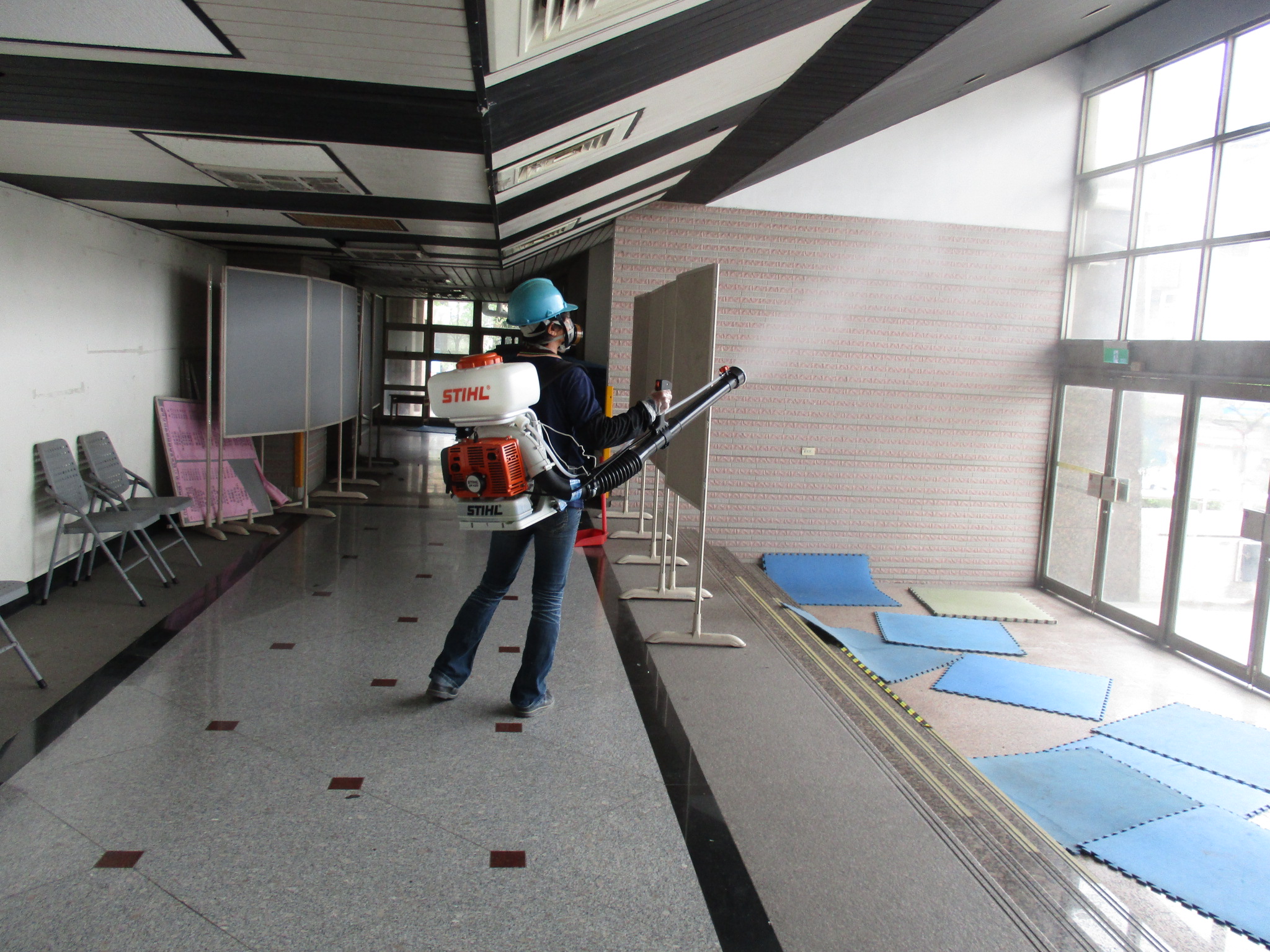 大樓定期消毒防疫