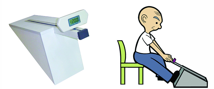 坐椅體前彎測定器