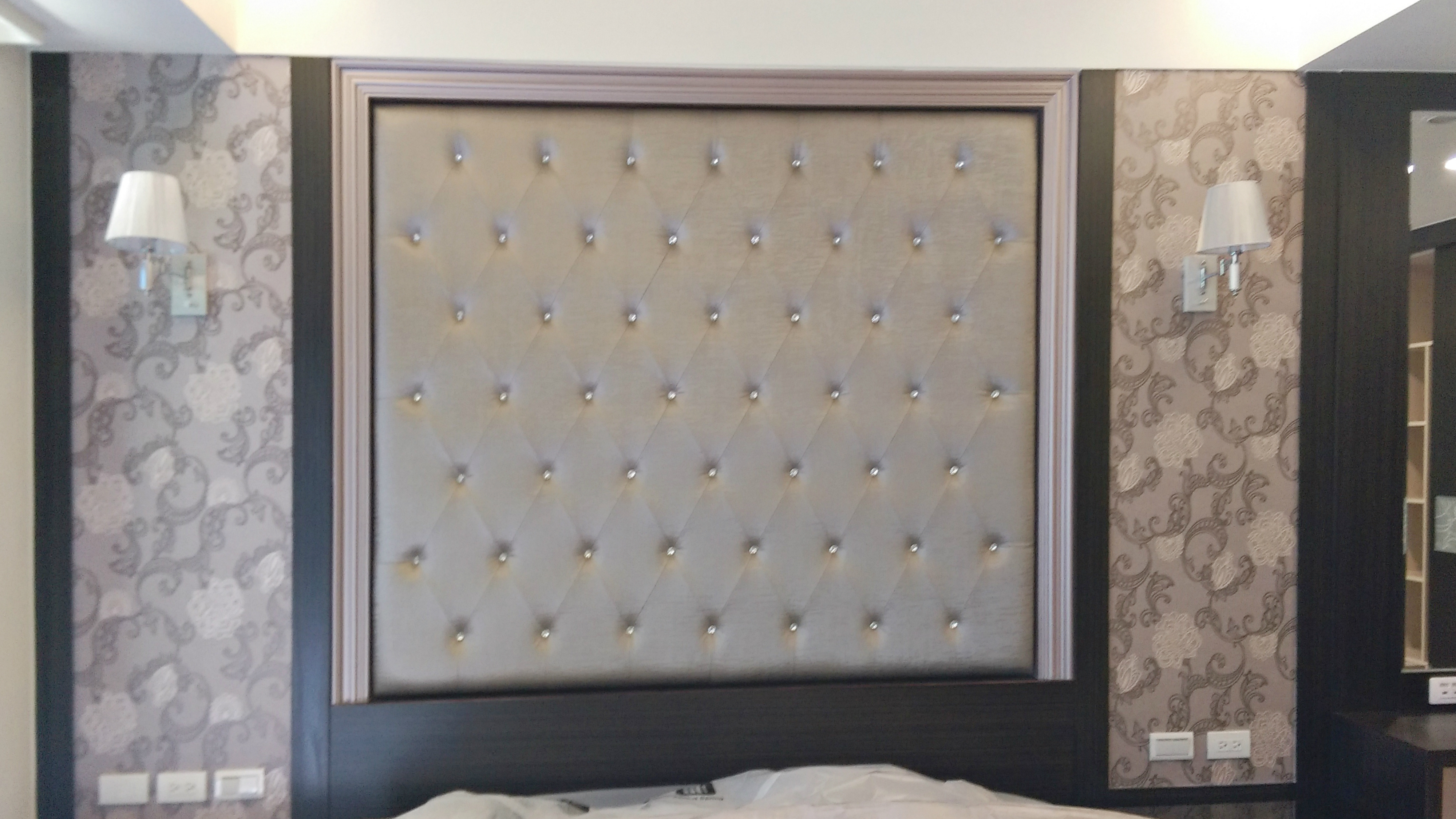 床頭板背景牆設計