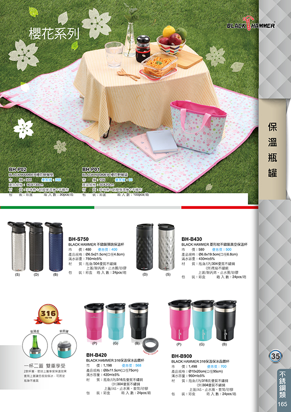 不鏽鋼類34-165(BLACK