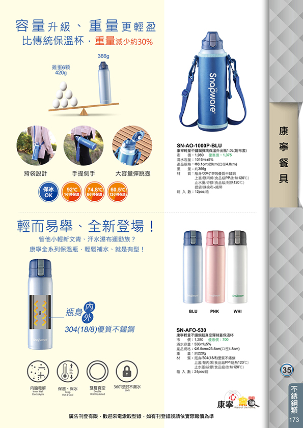 不鏽鋼類34-173(康寧)