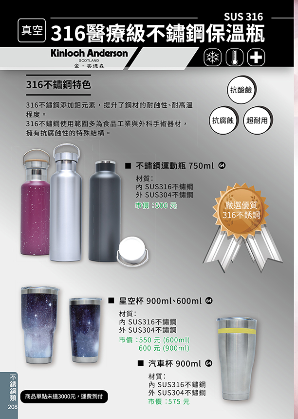 不鏽鋼類64-208(Kinloch