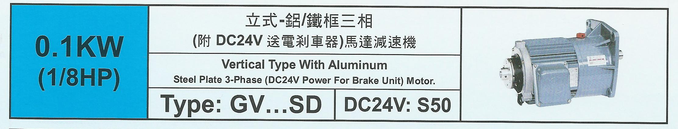GV-SD-0.1KW(1/8HP)