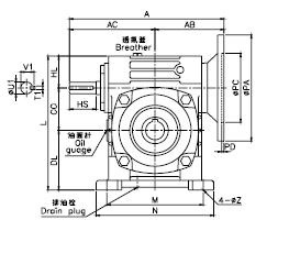 MPHU蝸輪減速機