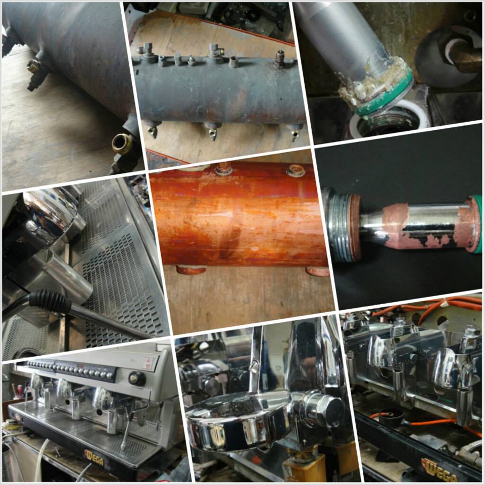 營業用咖啡機整體清潔前後對照4