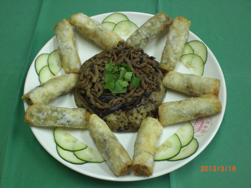 菜單-春捲油飯