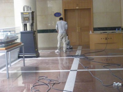 桃園市專業石材養護－石材拋光打蠟