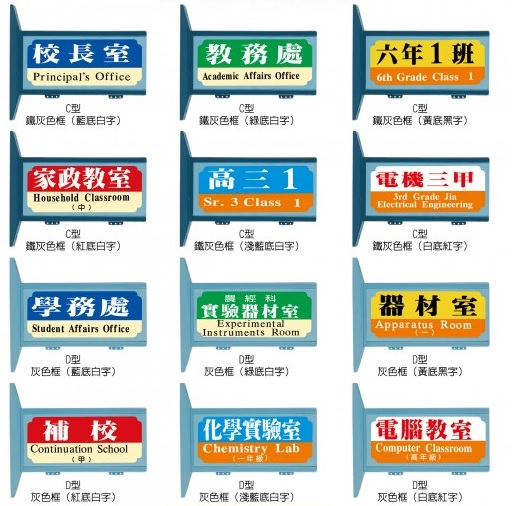 台南&nbsp;班級牌