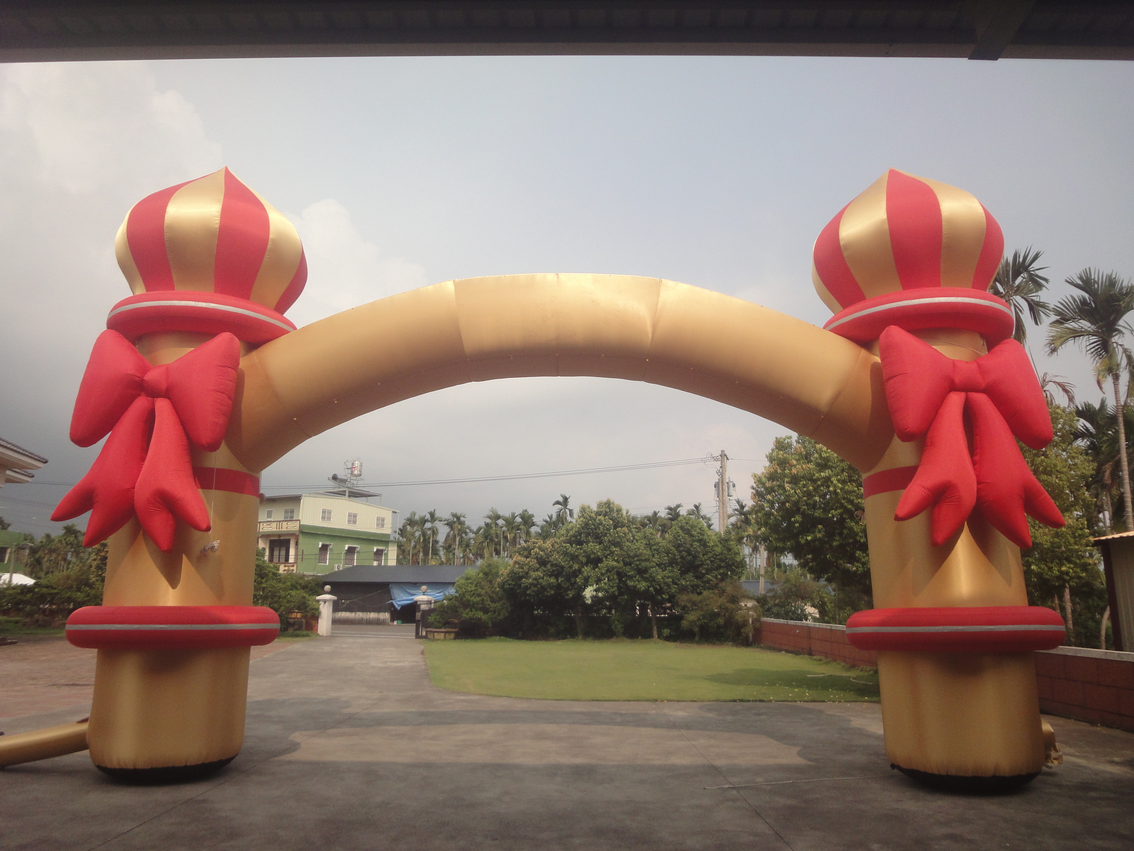 城堡拱門+蝴蝶結