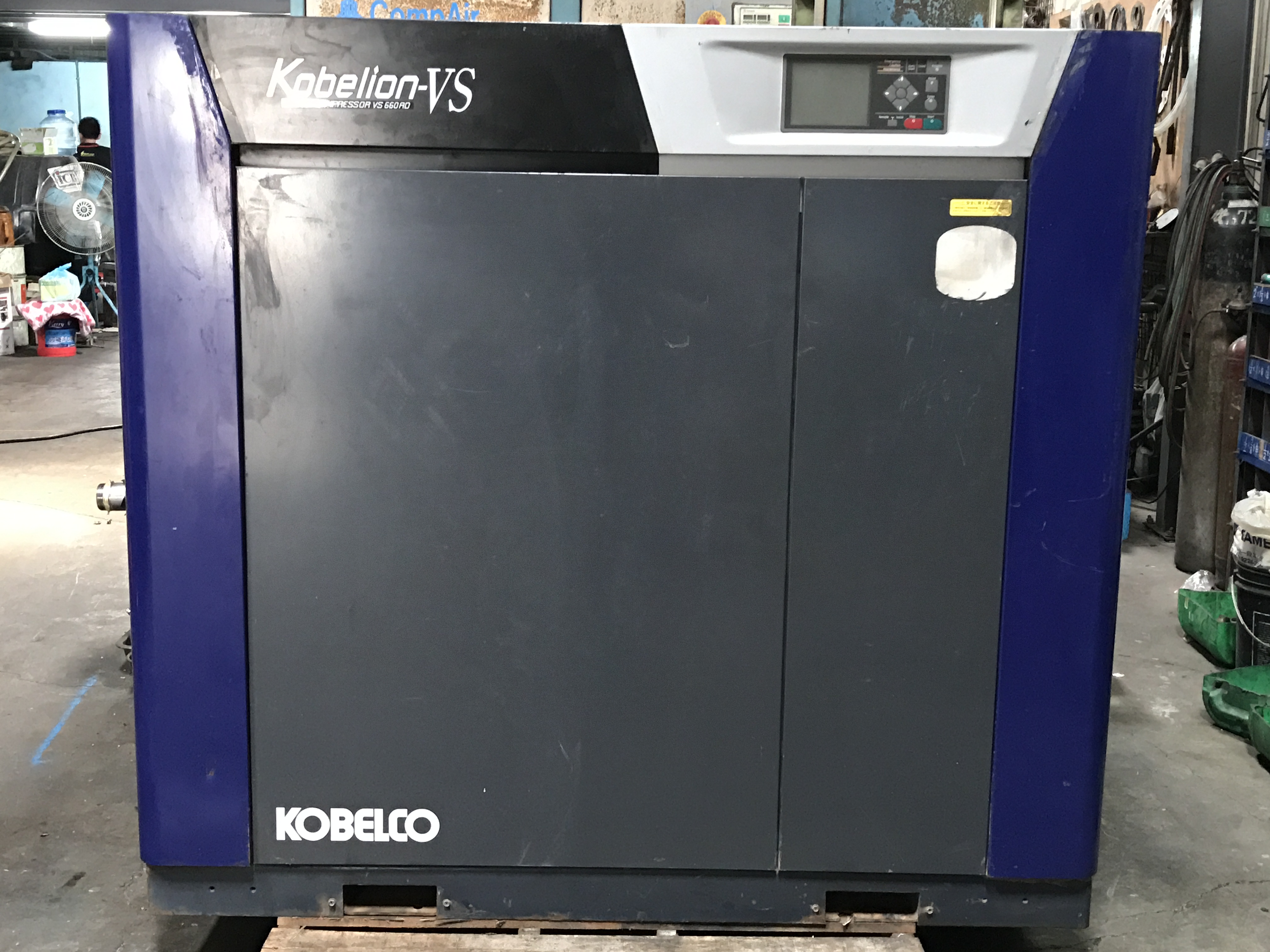 日本神戶製鋼KOBELCO永磁變頻螺旋式空壓機~50HP