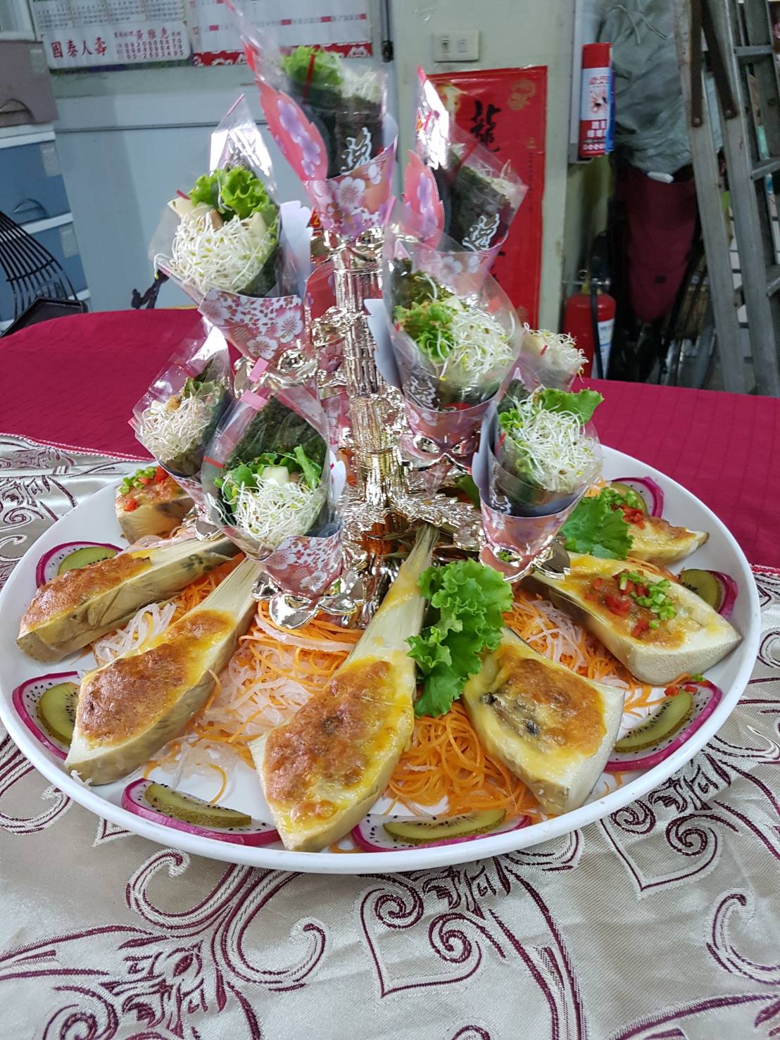 宏恩素食中心-素羊排全餐