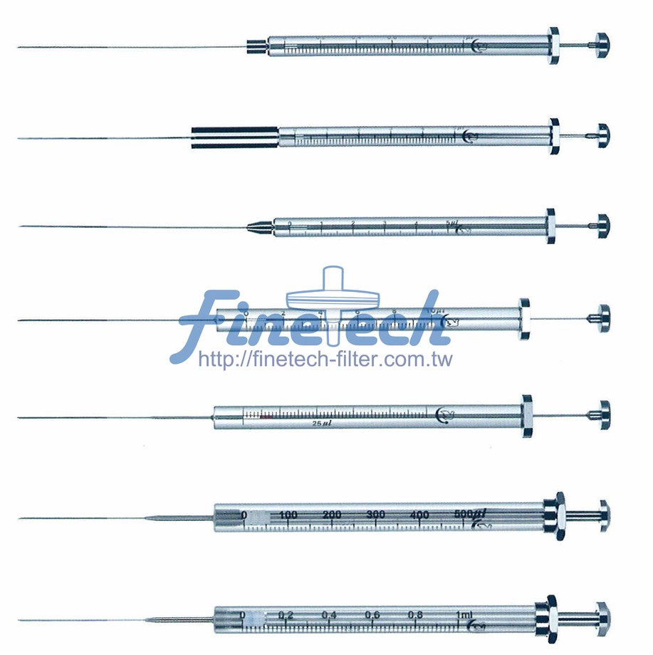 氣相(尖頭)微量注射器
