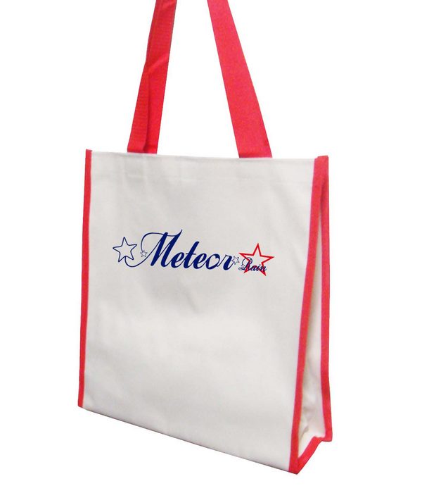 環保袋直立米色