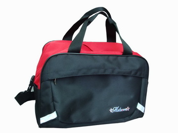 流星雨-旅行袋(黑+紅)