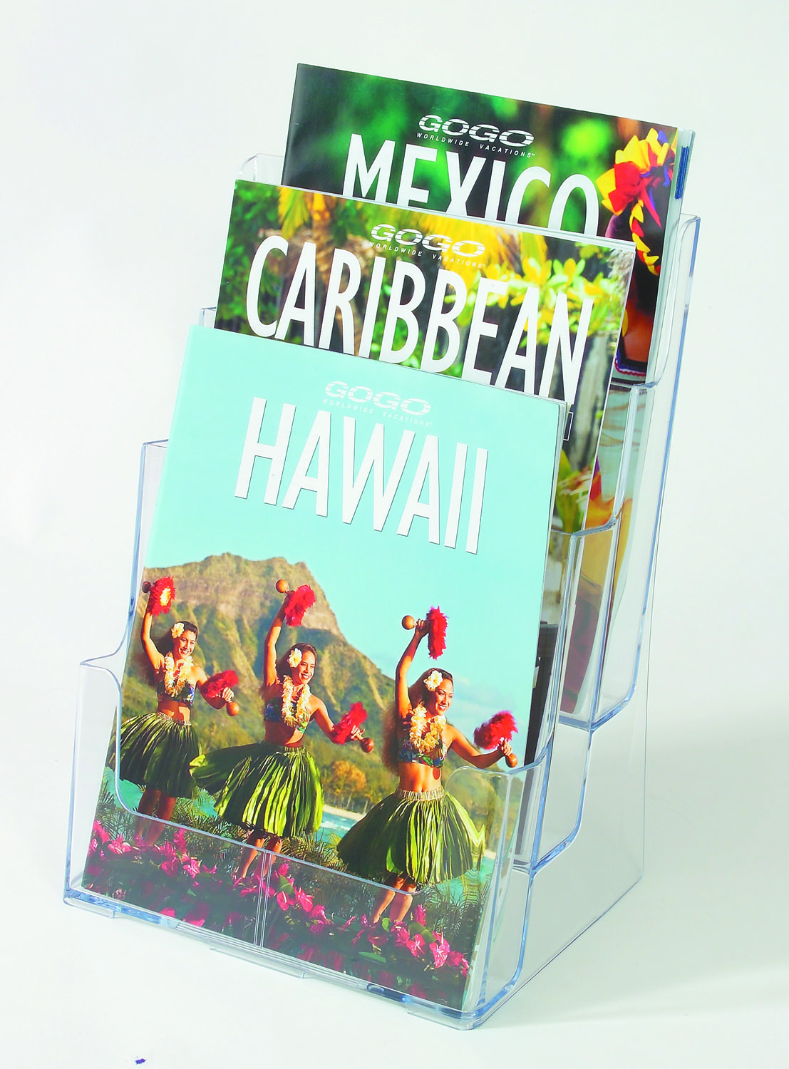 77301三層高背目錄架-A4