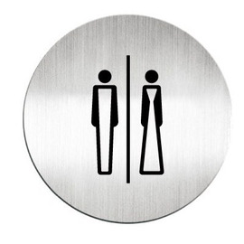 610310C鋁質圓形貼牌洗手間
