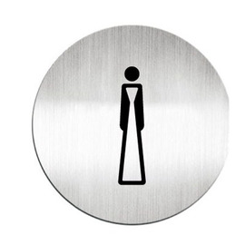 610510C鋁質圓形貼牌女生洗手間