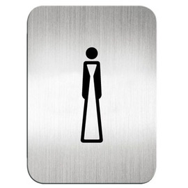 610510S鋁質方形貼牌女生洗手間