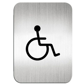 610610S鋁質方形貼牌殘障洗手間