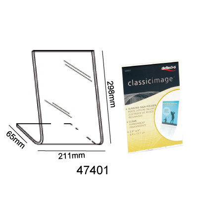 47401L型標示架A4(直式)