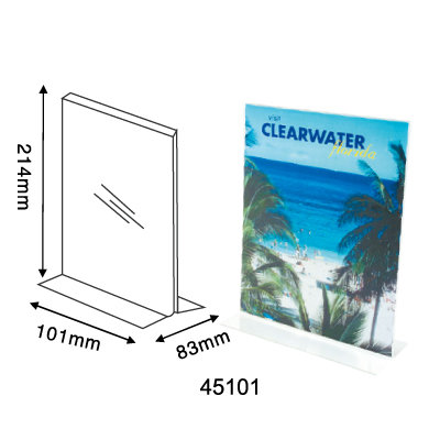 45101T型標示架(直式)-3分之ㄧA4