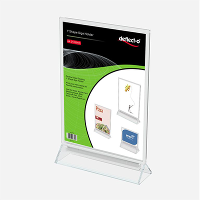 Y2130鏡面Y型標示架A4(210x297mm)