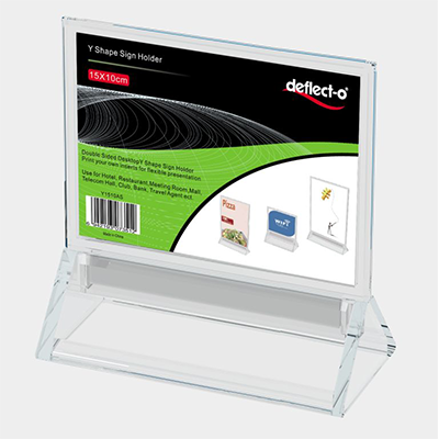 Y1510鏡面Y型標示架(150x100mm)