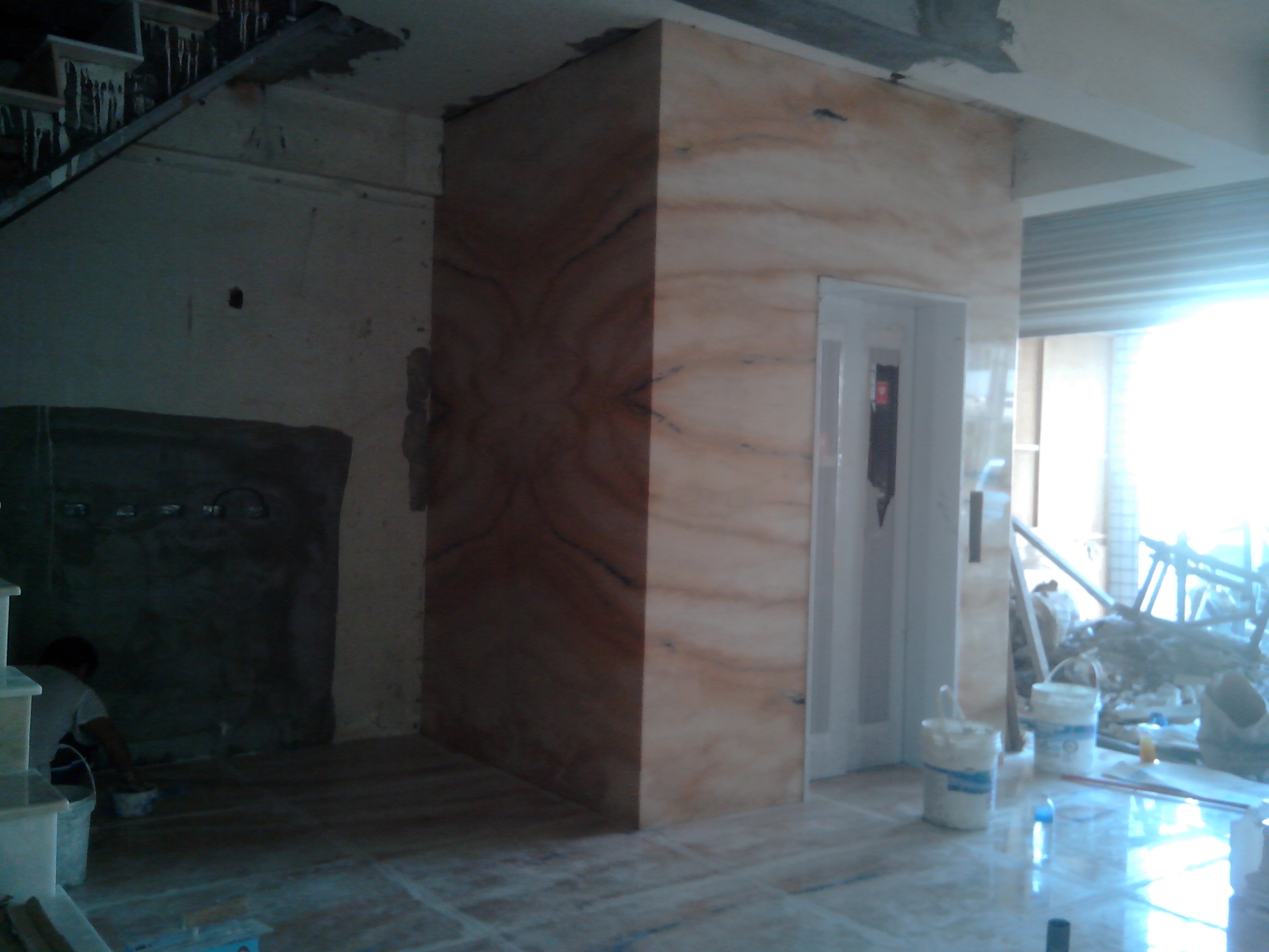 大理石電梯外牆面