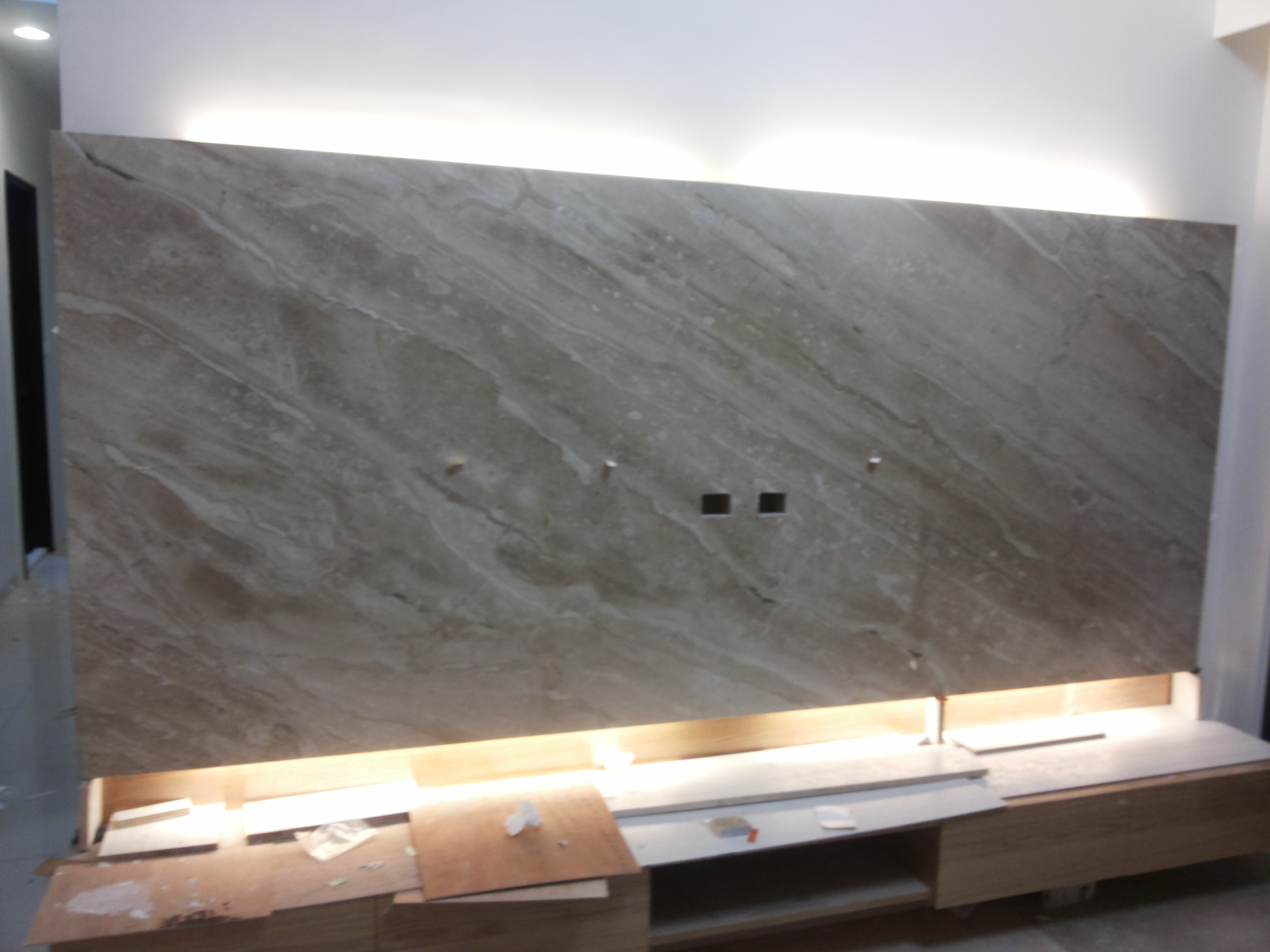 大理石電視牆面