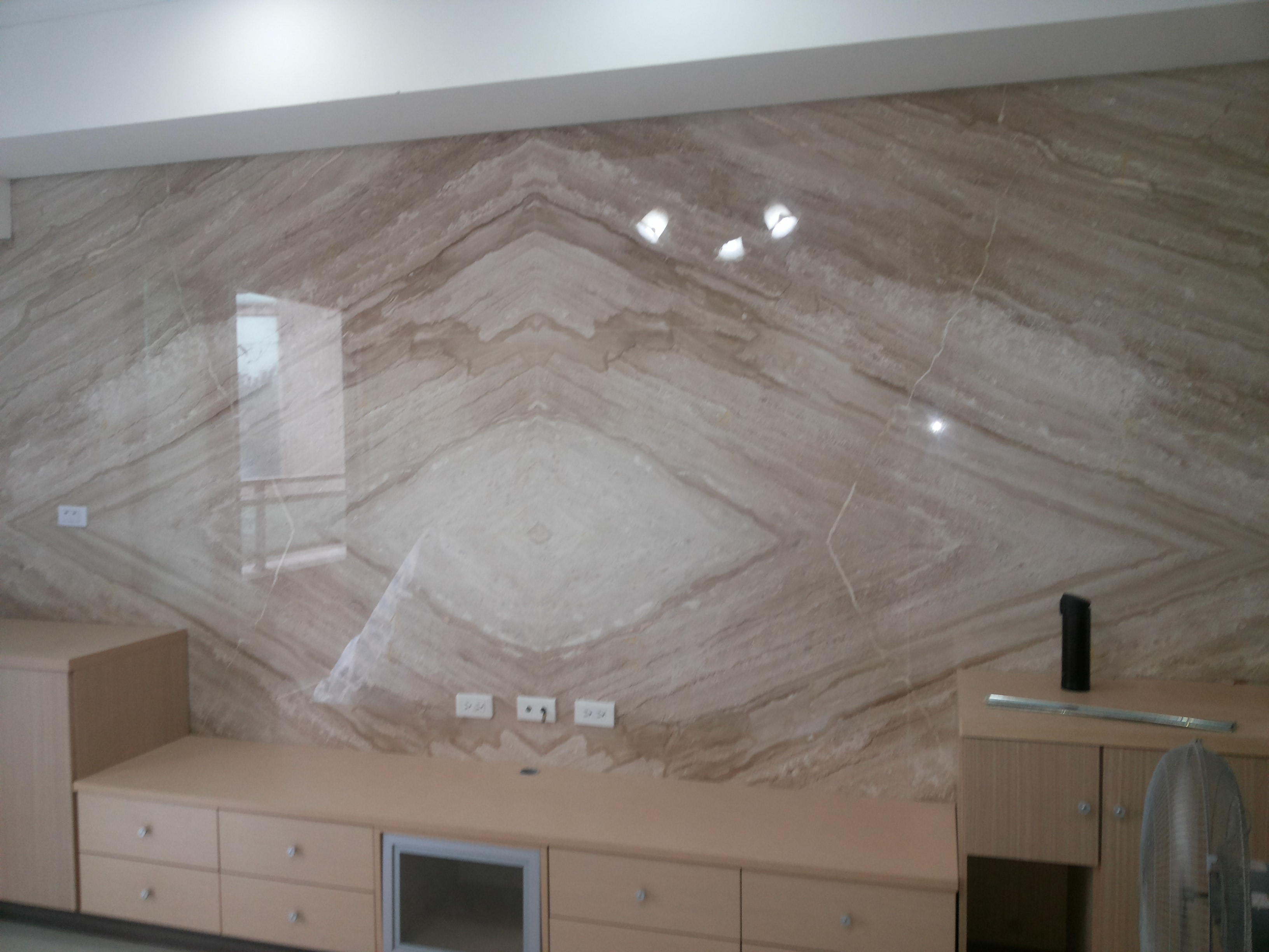 大理石電視牆面