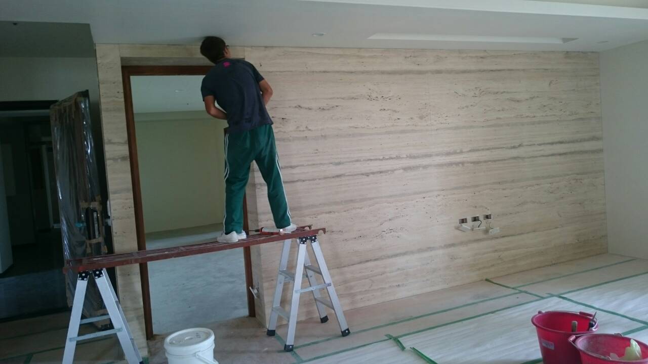 大理石電視牆面