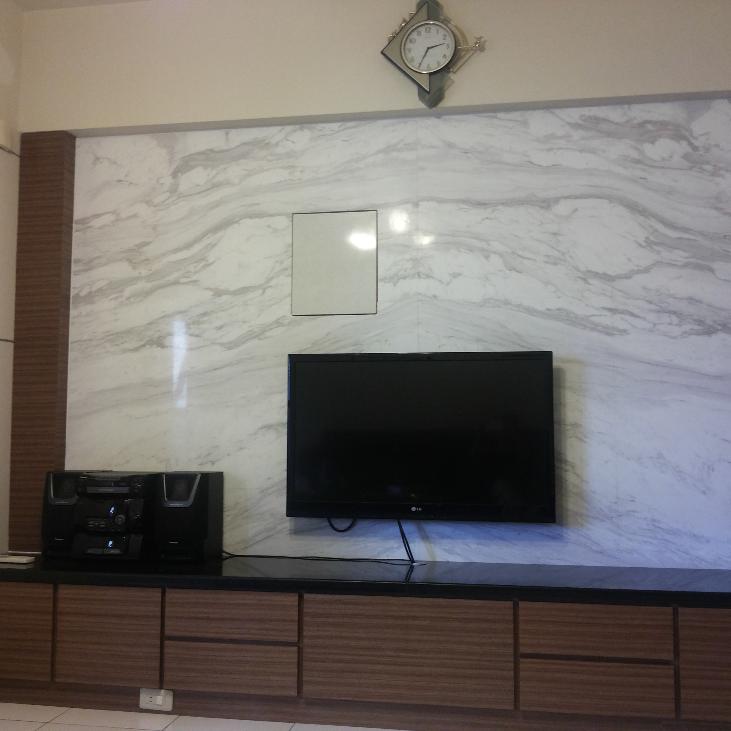 大理石電視牆面