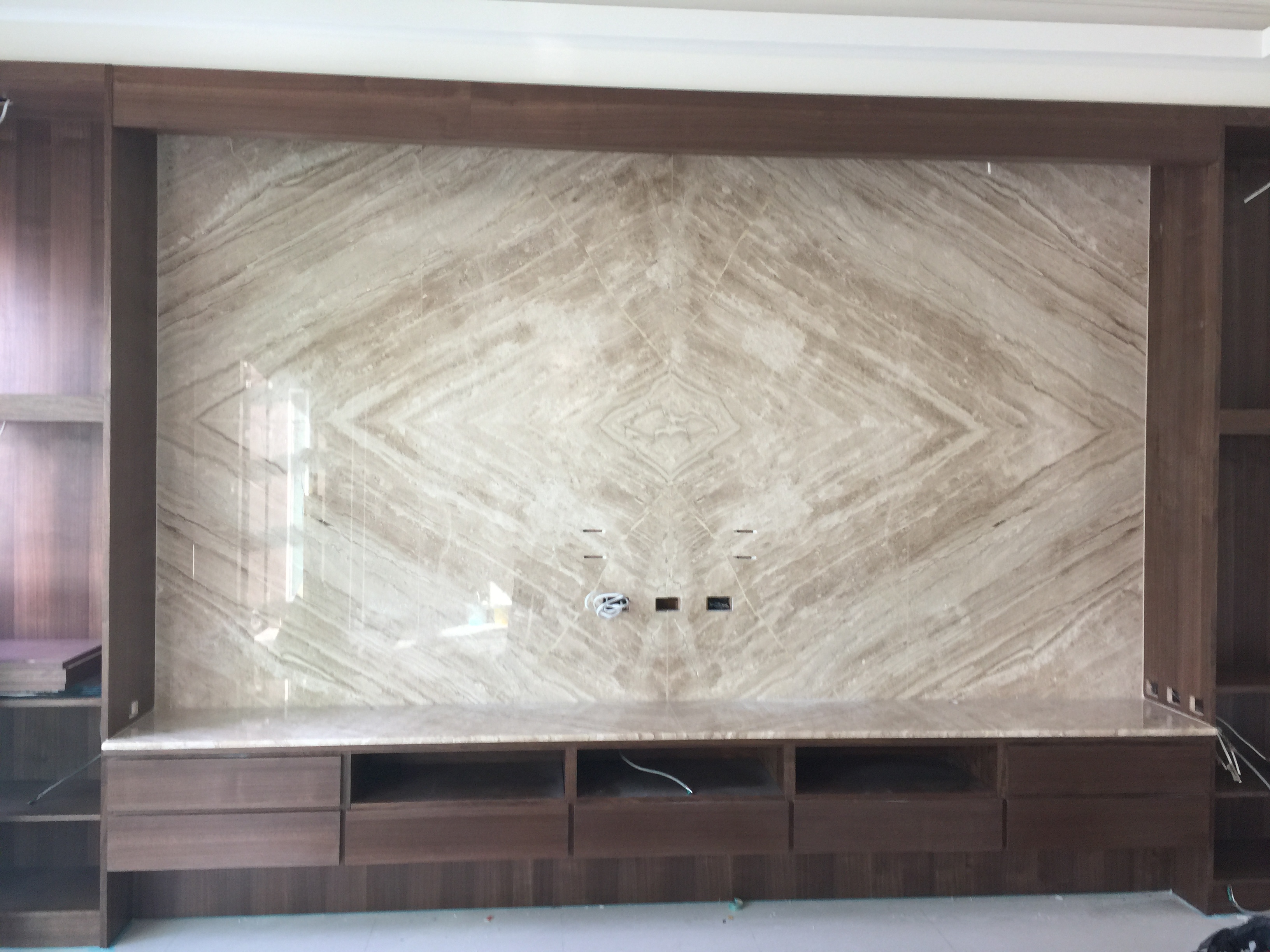 大理石電視牆面