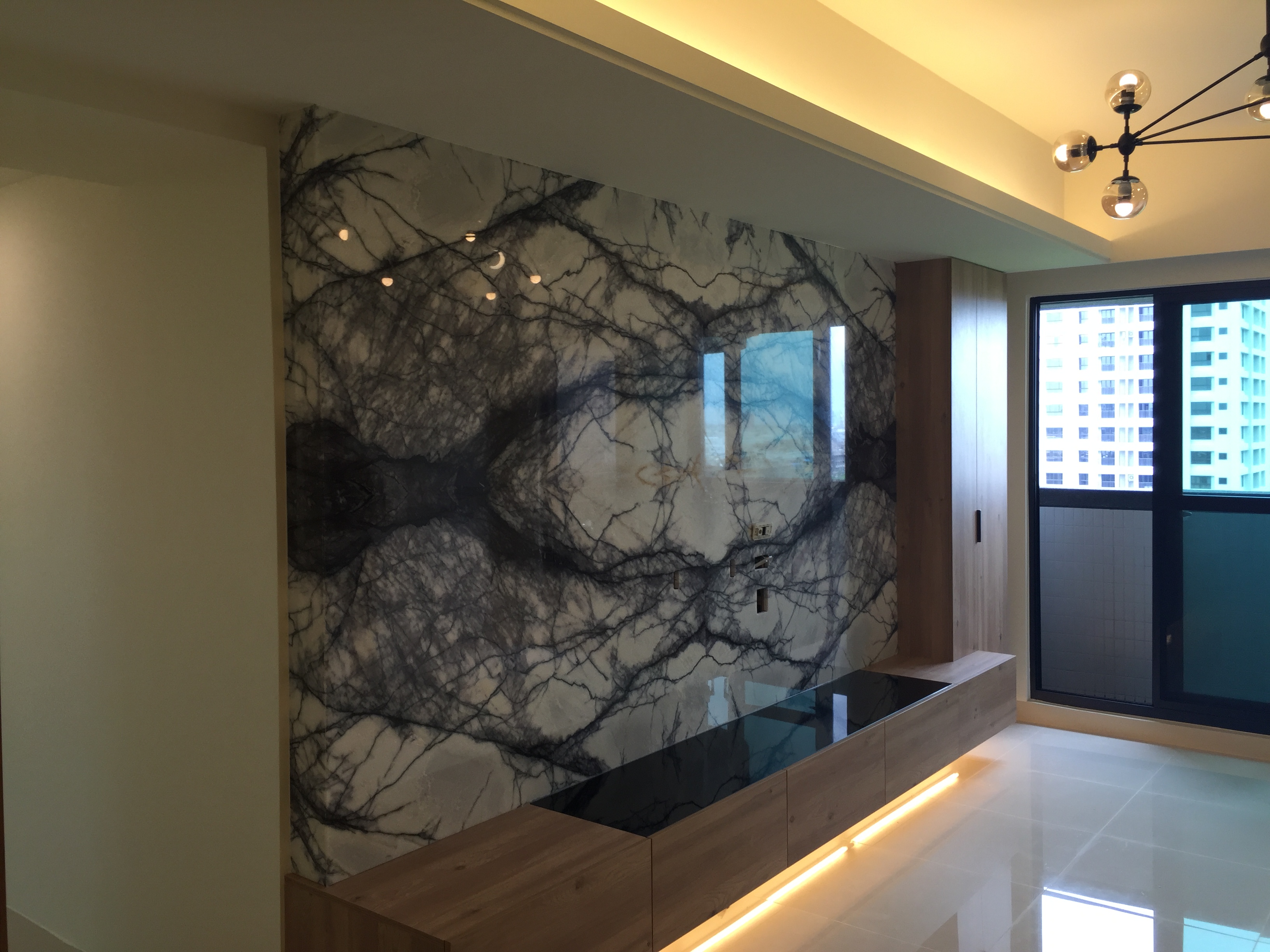 大理石電視牆面