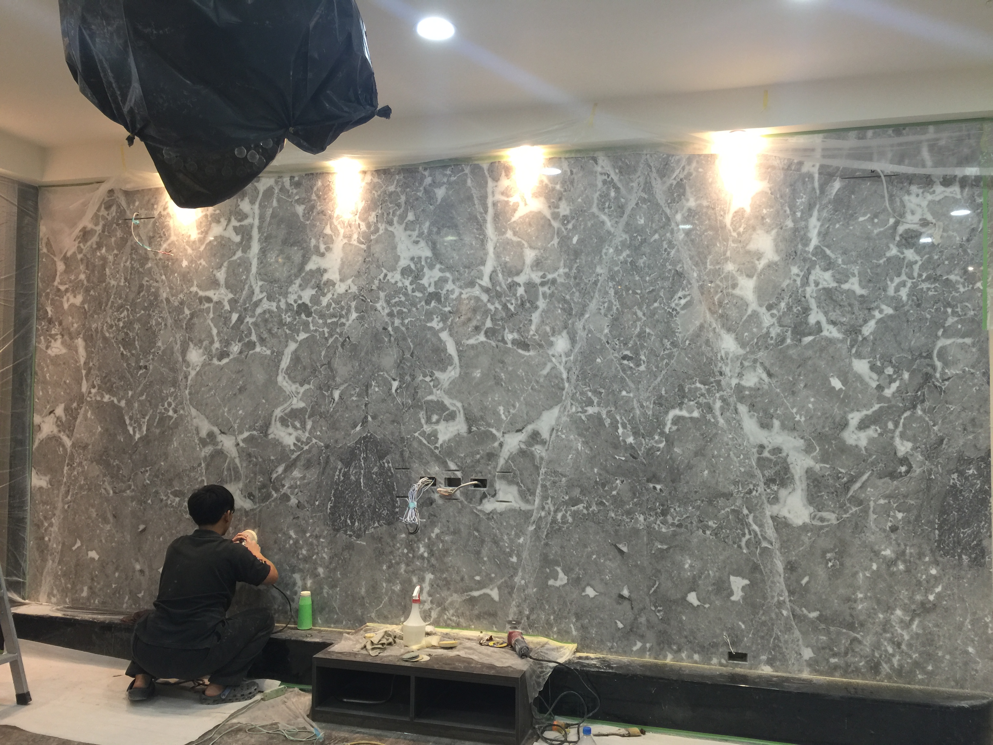 大理石電視牆面