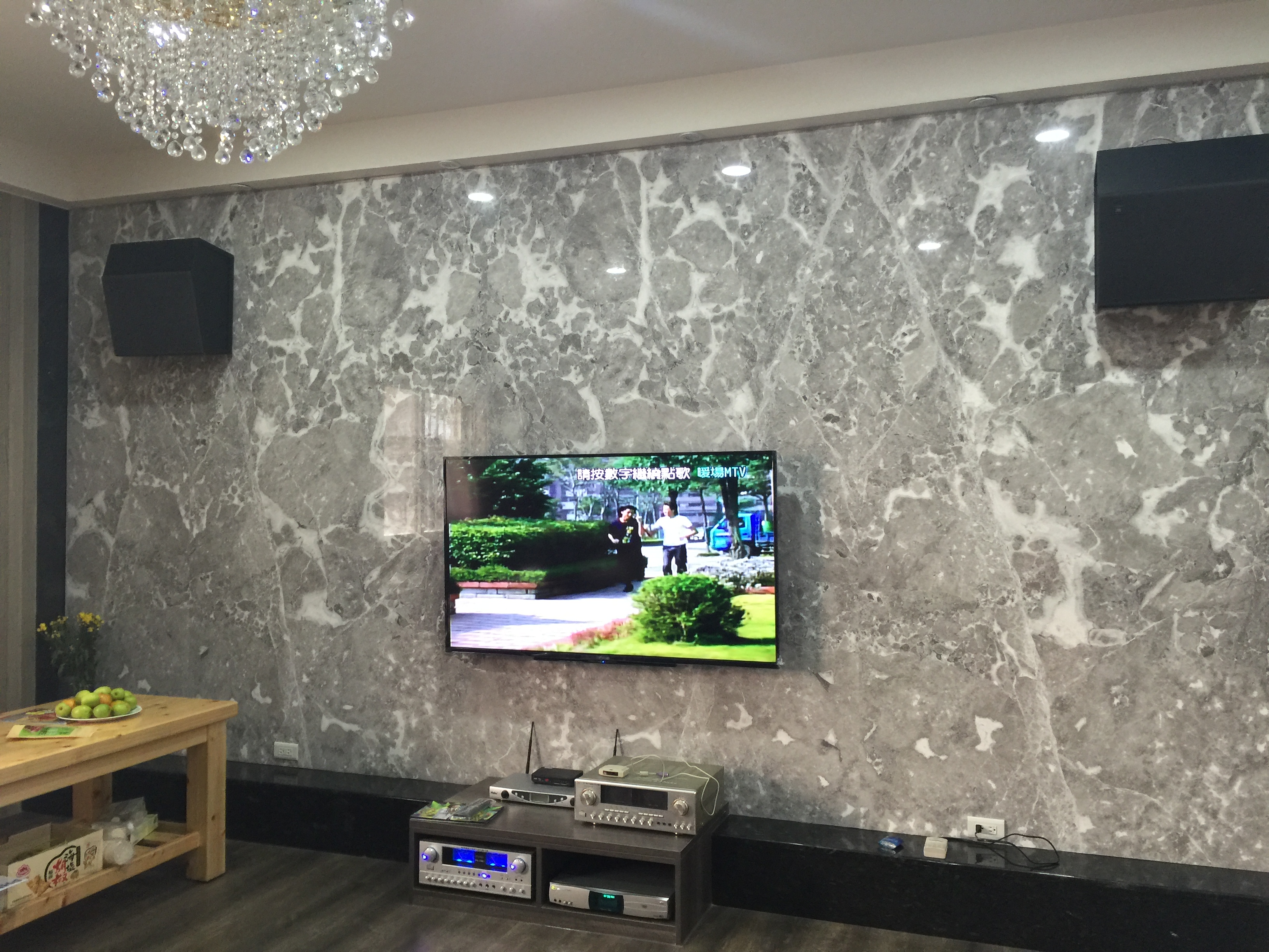 大理石電視牆面