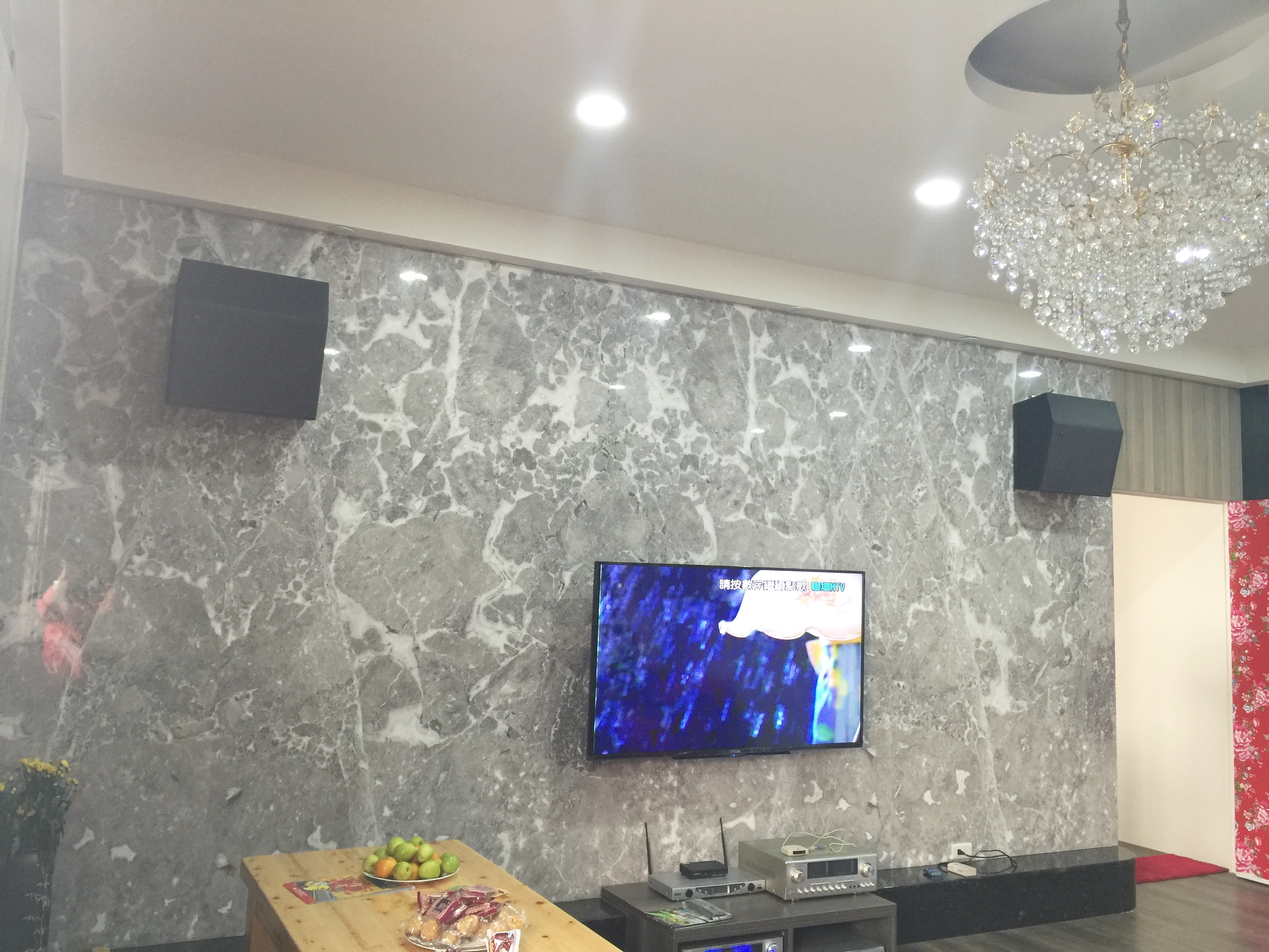 大理石電視牆面